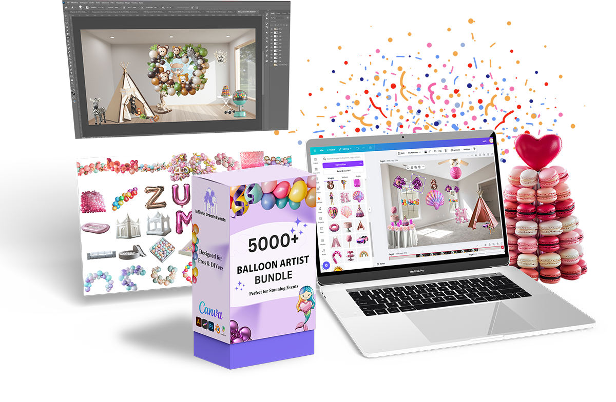 5000+ The Ultimate Event Decor Mockup Bundle